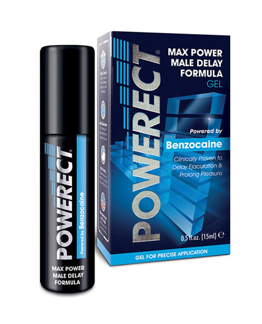 POWERECT BENZOCAINE MALE DELAY GEL 15ML