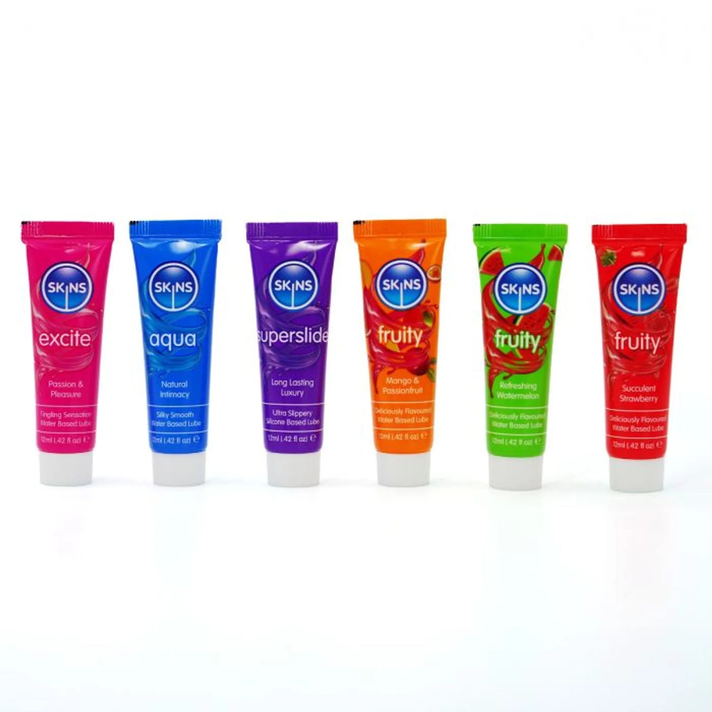 SKINS 12ML SAMPLER TUBES VITAL & FRUITY 6PK