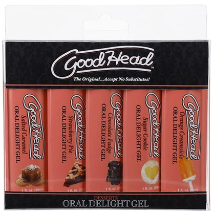 GOODHEAD ORAL DELIGHT GEL 5 PK DESSERTS