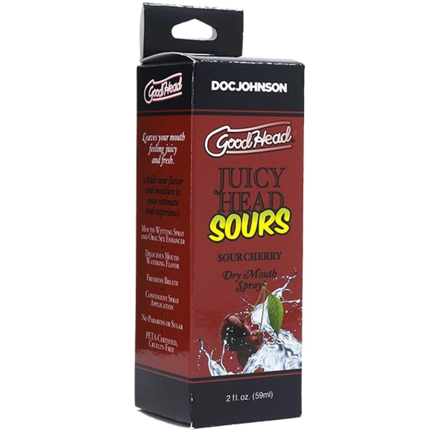 GOODHEAD JUICY HEAD SOURS MOUTH SPRAY CHERRY 2 OZ