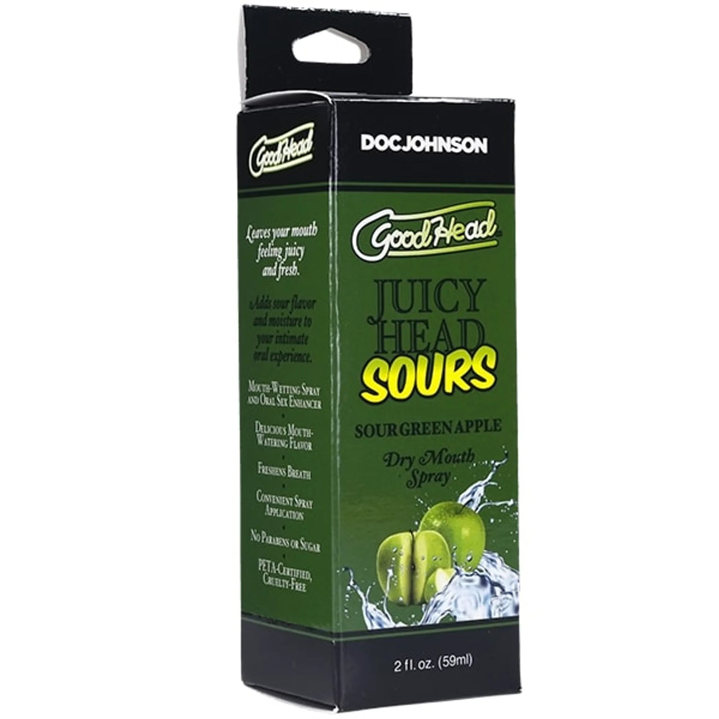 GOODHEAD JUICY HEAD SOURS MOUTH SPRAY GREEN APPLE 2 OZ