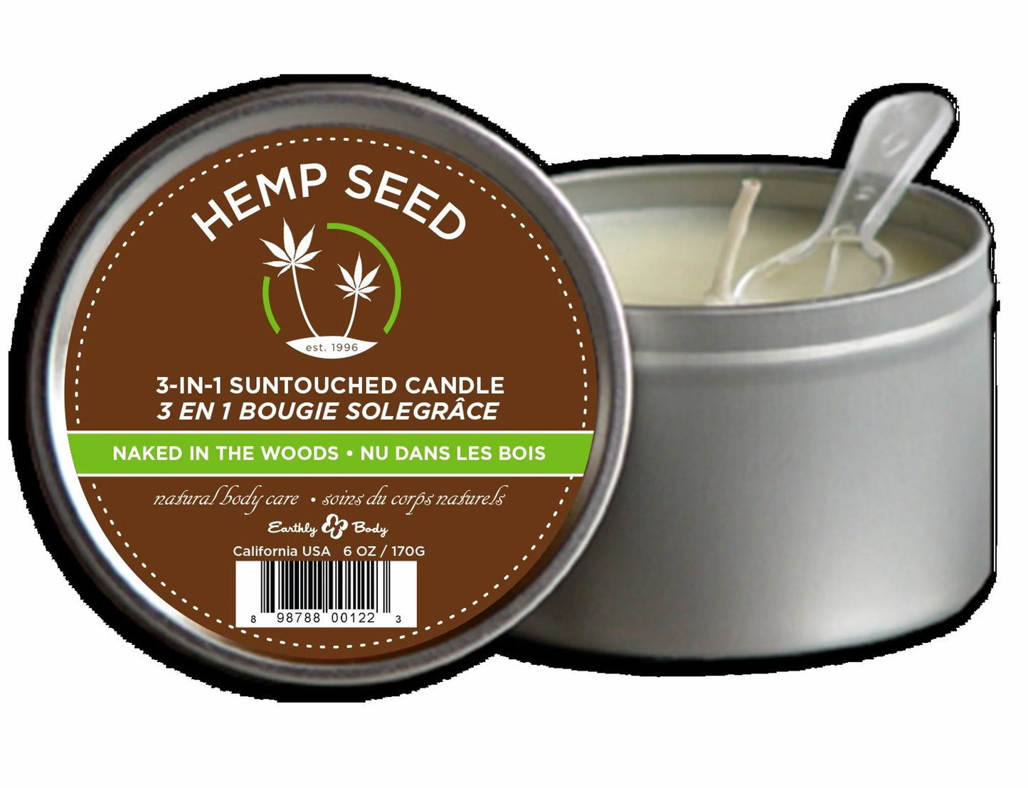 CANDLE 3 IN 1 NAKED IN THE WOODS 6 OZ