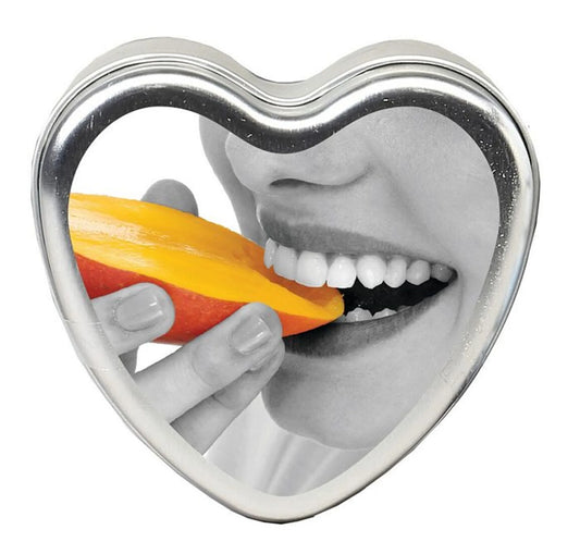 CANDLE 3-IN-1 HEART EDIBLE MANGO MARGARITA 4.7 OZ