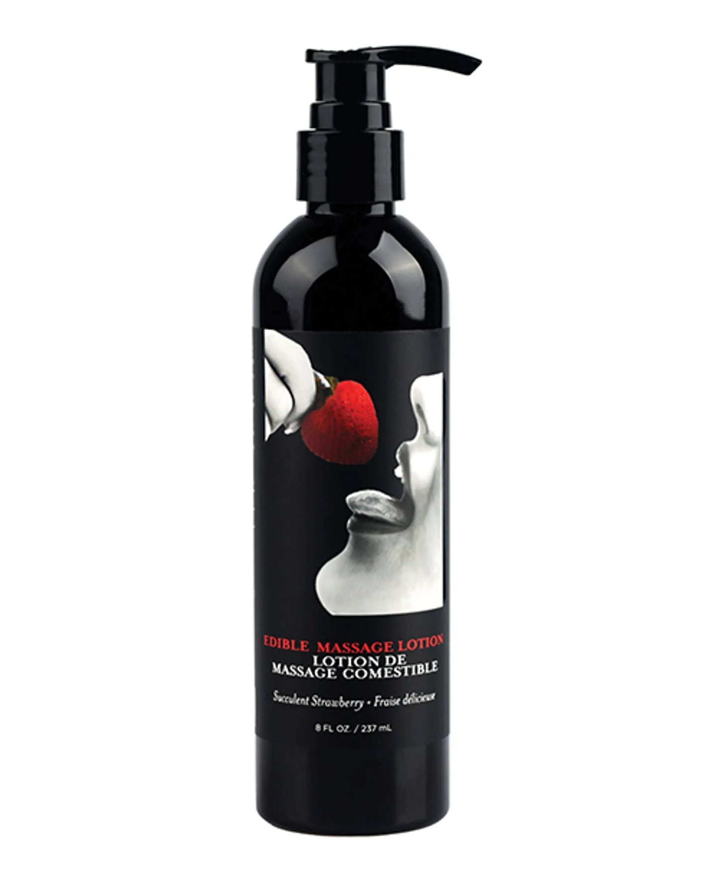 EDIBLE MASSAGE LOTION STRAWBERRY 8OZ