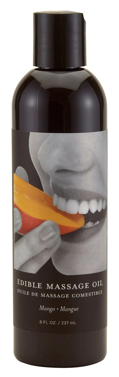 MASSAGE OIL EDIBLE MANGO 8OZ