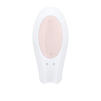 SATISFYER DOUBLE JOY WHITE W/ APP (NET)