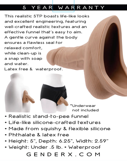 GENDER X STAND TO PEE MEDIUM SILICONE