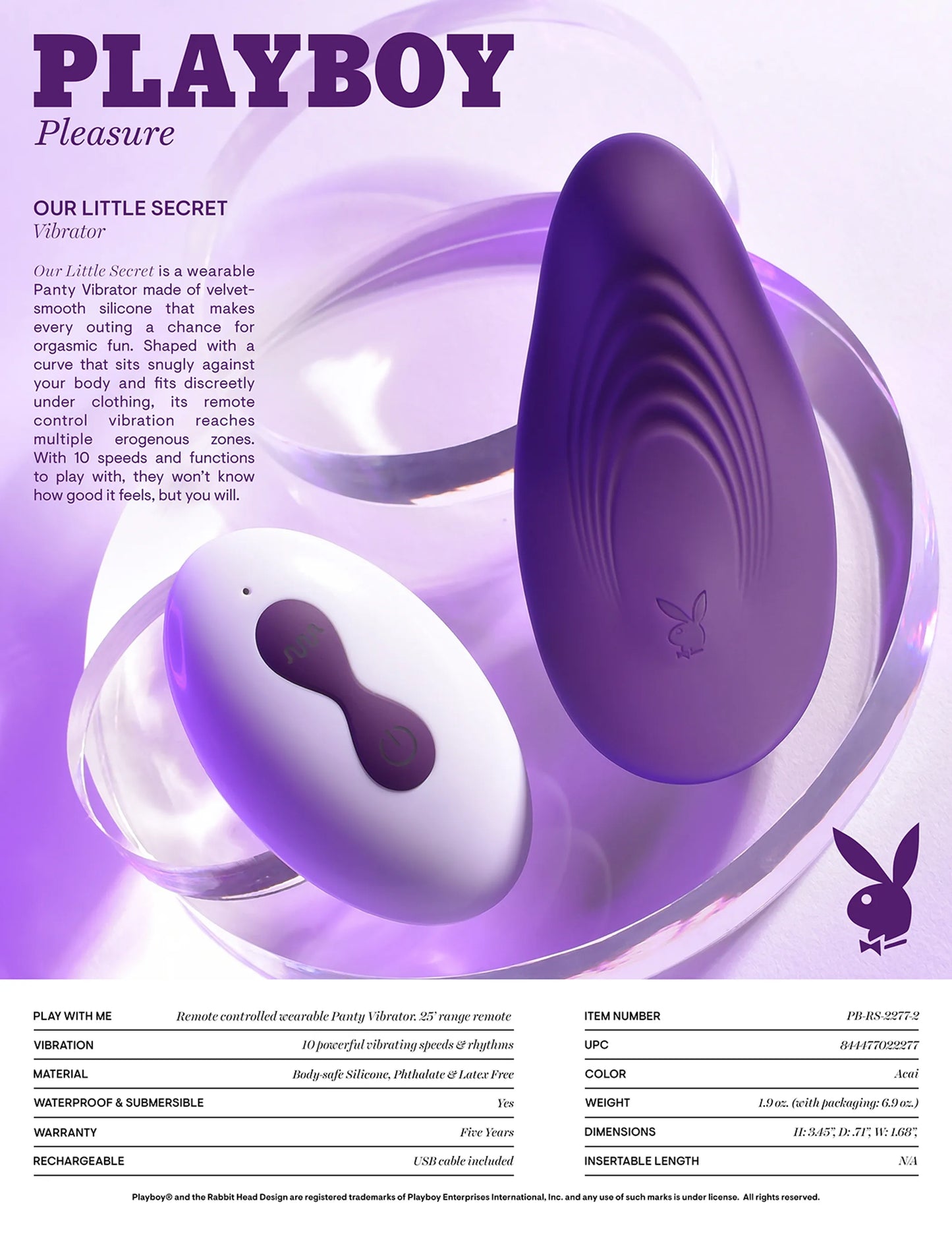 PLAYBOY OUR LITTLE SECRET