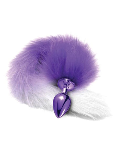 NIXIE METAL PLUG W/ OMBRE TAIL MEDIUM PURPLE METALLIC