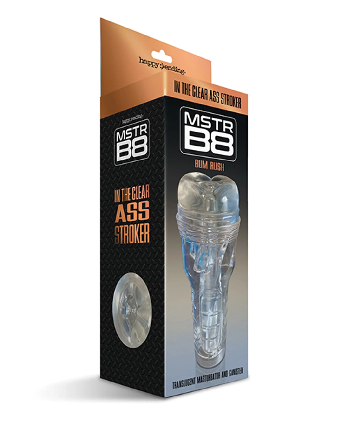 MSTR B8 IN THE CLEAR ASS STROKER
