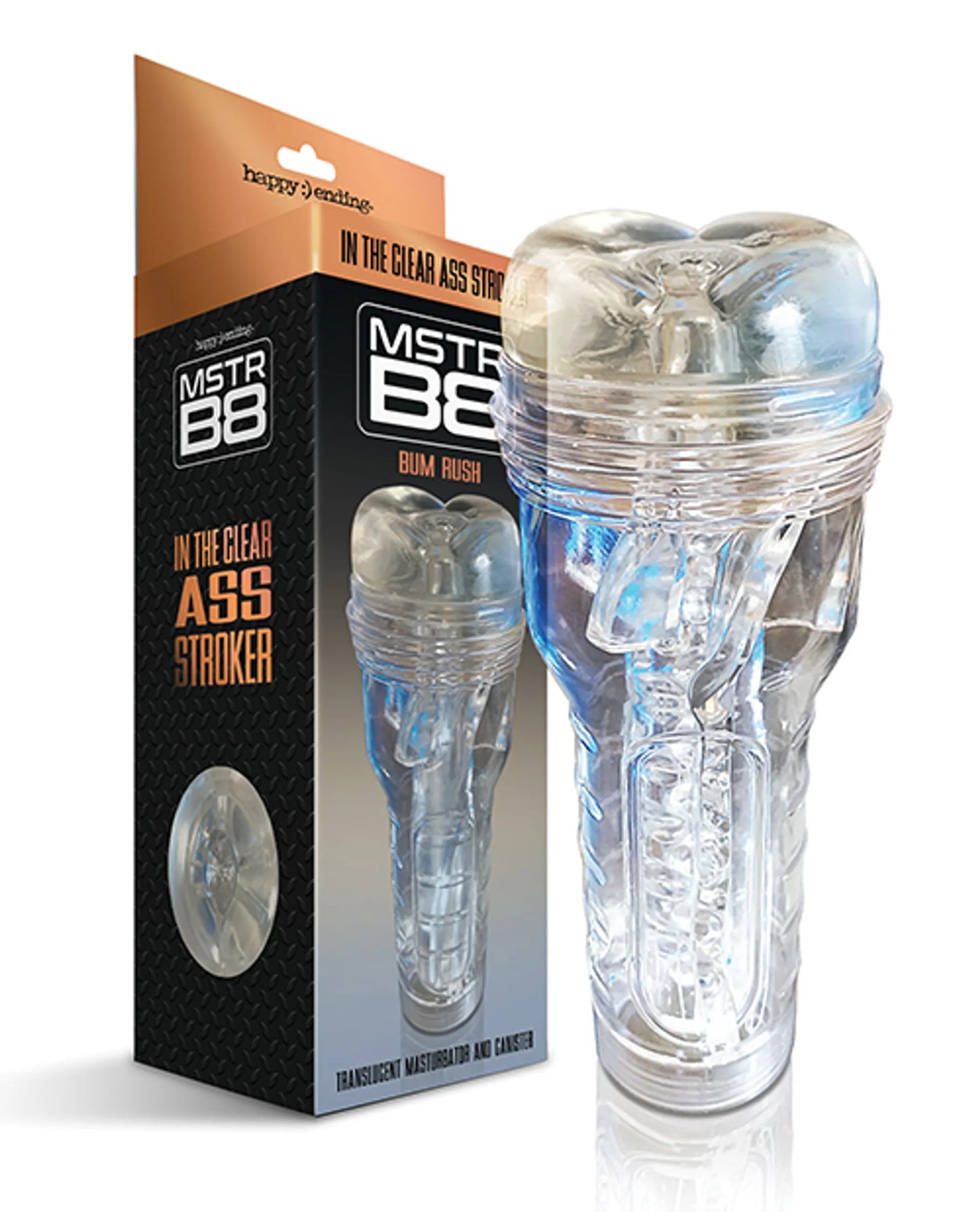 MSTR B8 IN THE CLEAR ASS STROKER