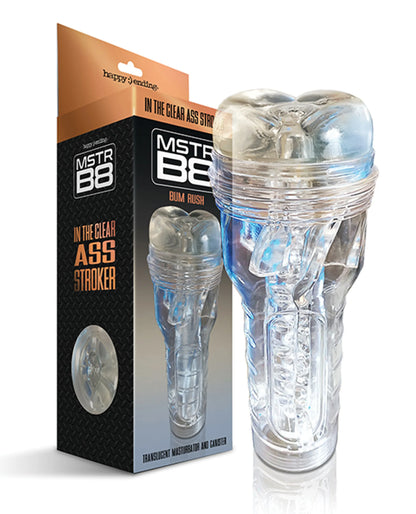 MSTR B8 IN THE CLEAR ASS STROKER