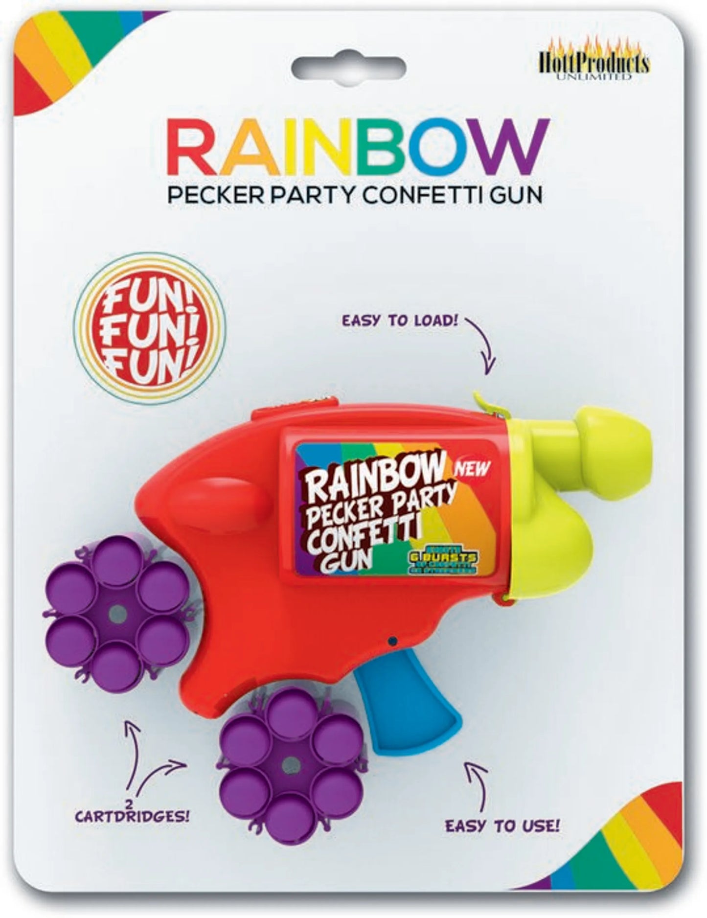 RAINBOW PECKER CONFETTI GUN