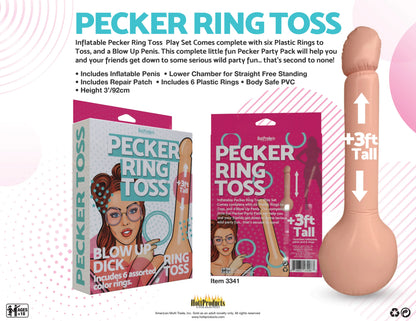 INFLATABLE PECKER RING TOSS