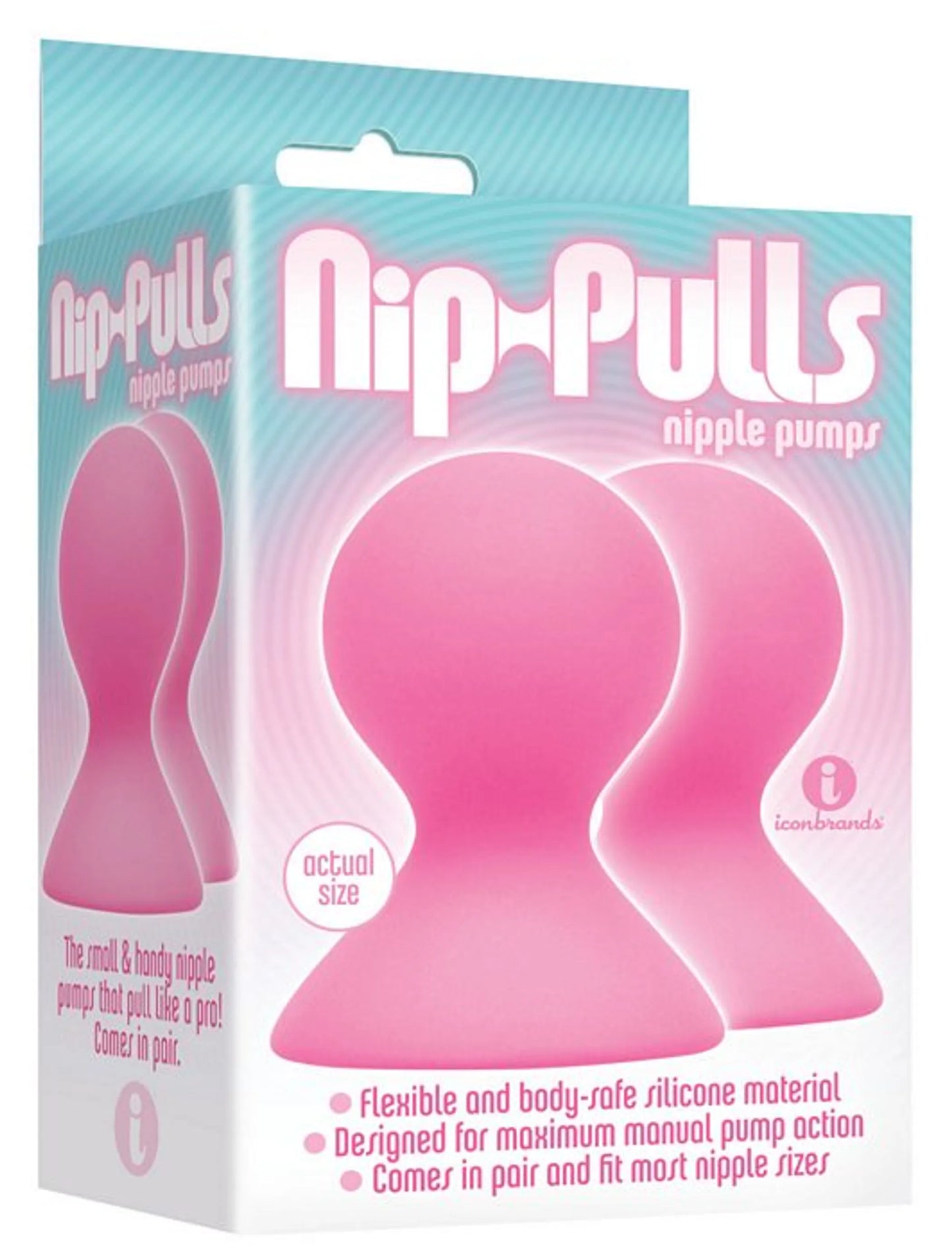 9'S SILICONE NIP PULLS PINK