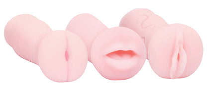 THE 9'S POCKET PINK MINI MASTURBATOR TRIO