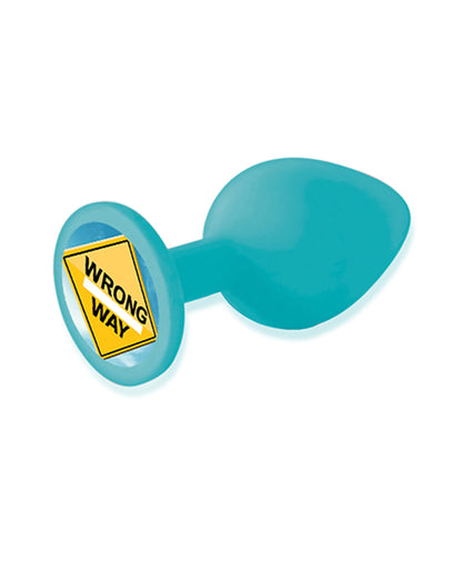 THE 9'S BOOTY TALK WRONG WAY SILICONE BUTT PLUG