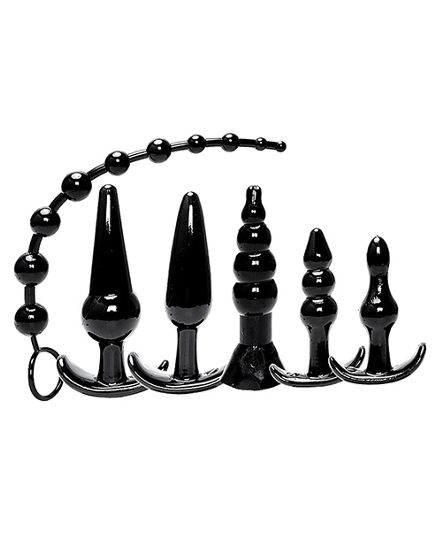 TRY-CURIOUS ANAL PLUG KIT BLACK