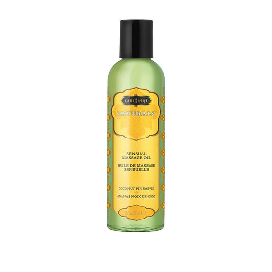 NATURALS MASSAGE OIL COCONUT PINEAPPLE 2oz