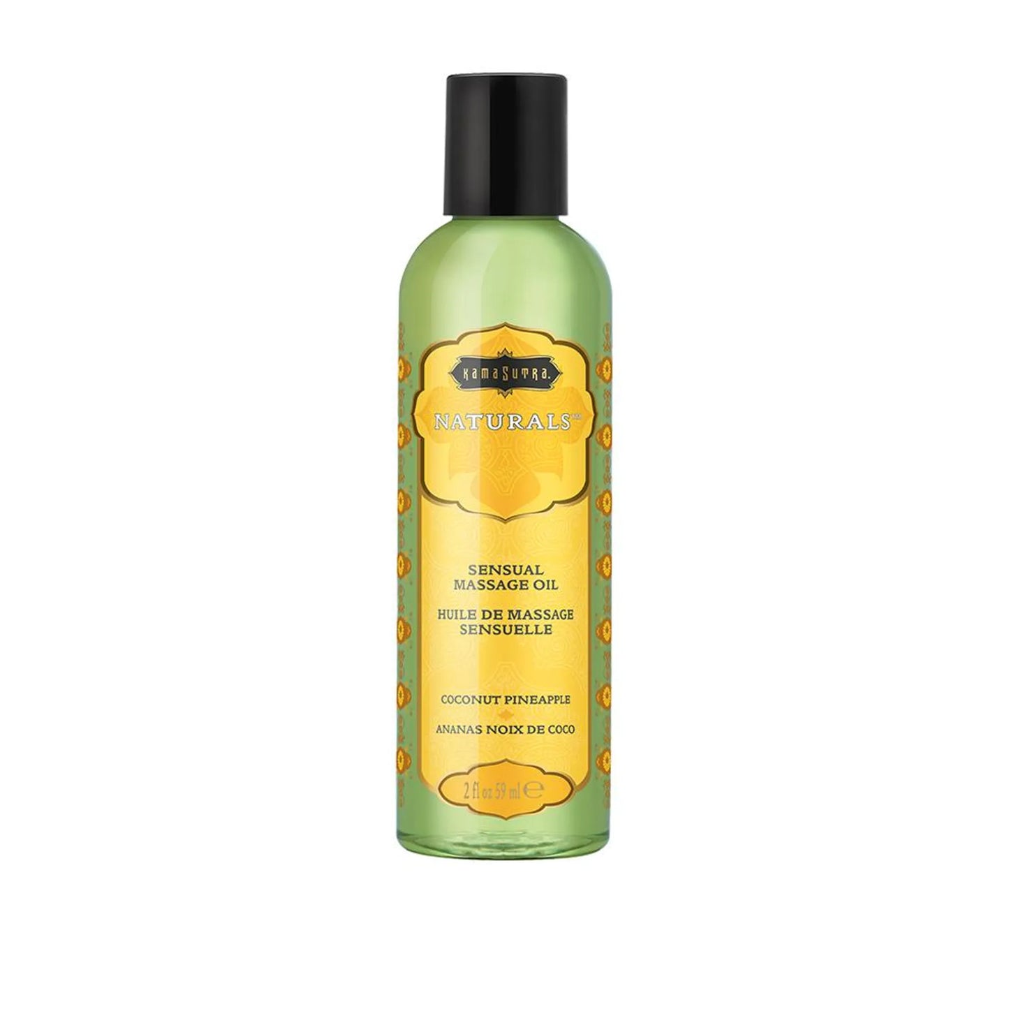 NATURALS MASSAGE OIL COCONUT PINEAPPLE 2oz
