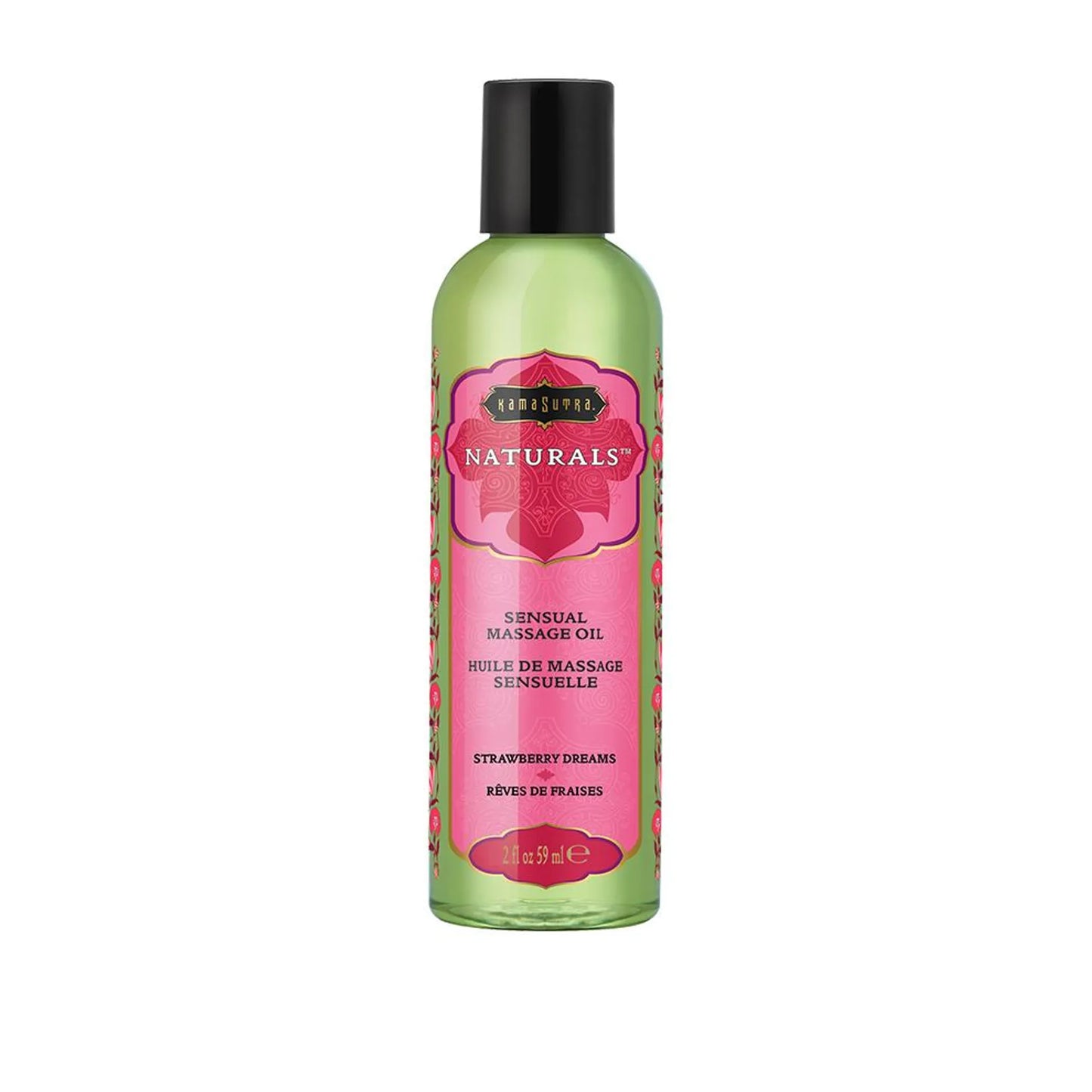 NATURALS MASSAGE OIL STRAWBERRY 2oz