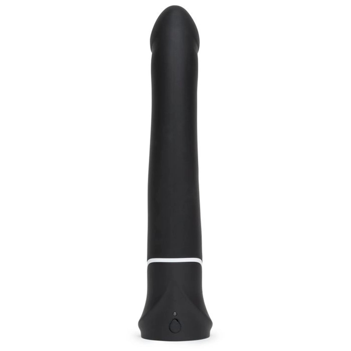 HAPPY RABBIT REALISTIC BLACK USB RECHARGEABLE
