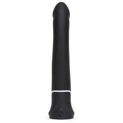 HAPPY RABBIT REALISTIC BLACK USB RECHARGEABLE