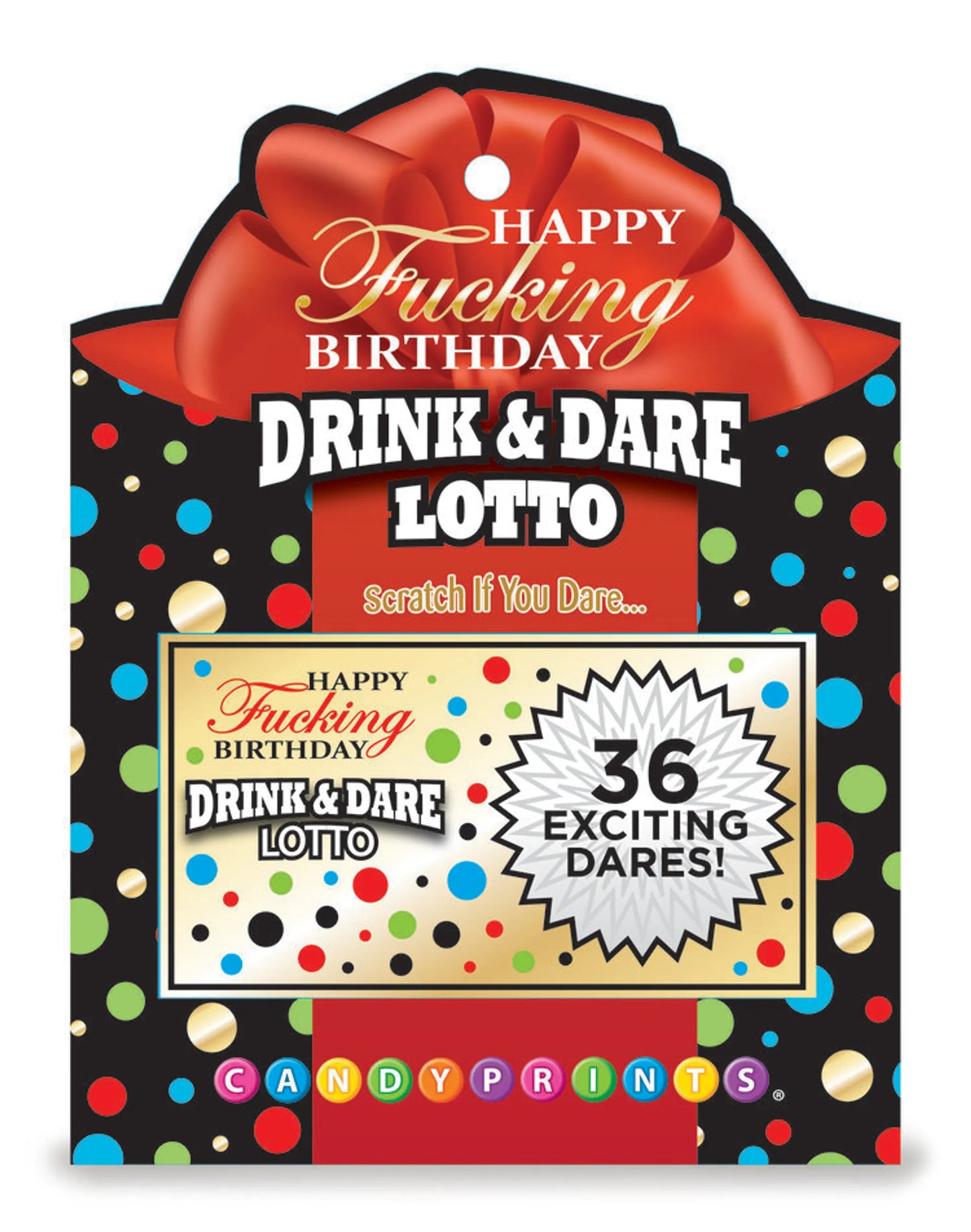 HAPPY FUCKING BIRTHDAY LOTTO CARDS