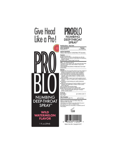 PROBLO DEEP THROAT SPRAY WATERMELON