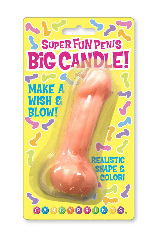 SUPER FUN BIG CANDLE PINK