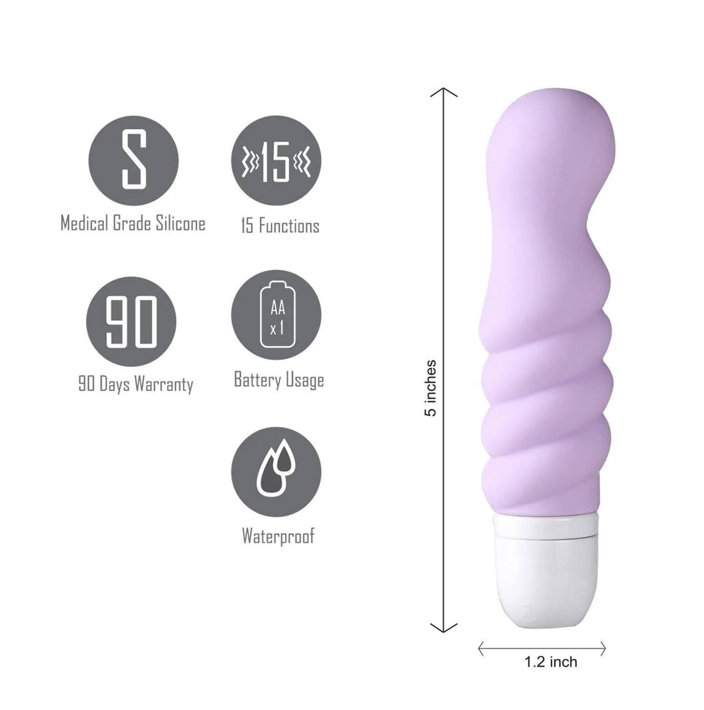 CHLOE SILICONE G SPOT LAVENDER