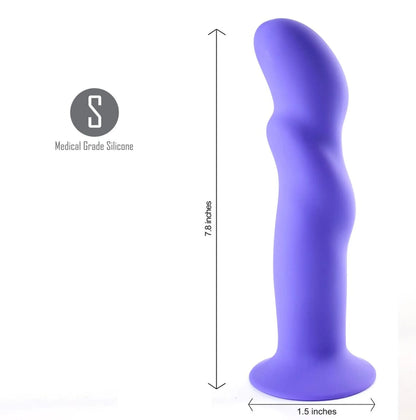 RILEY SILICONE PURPLE DONG