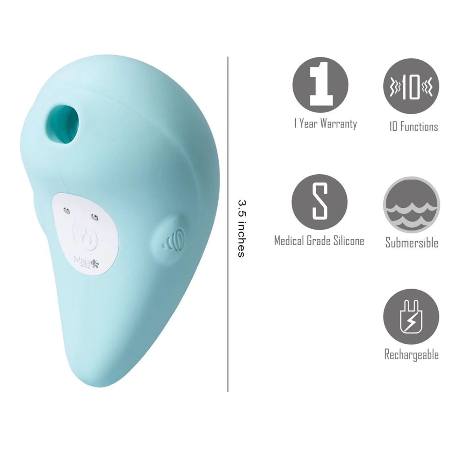MARINA 10 FUNCTION SILICONE AIR VIBRATOR