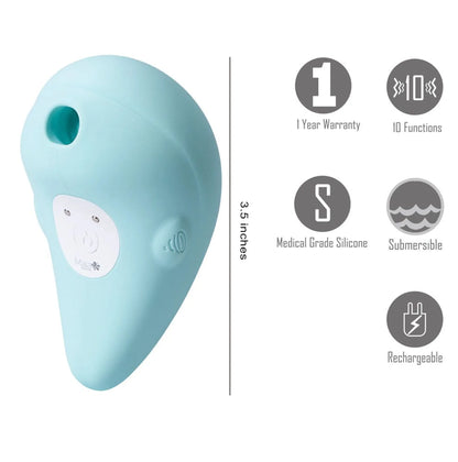 MARINA 10 FUNCTION SILICONE AIR VIBRATOR