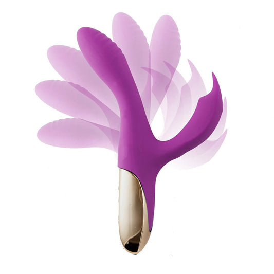 SKYLER SILICONE BENDABLE PURPLE RABBIT