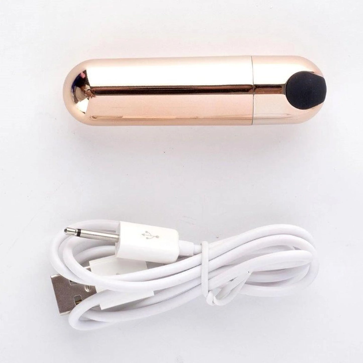 JAYDEN ROSE GOLD RECHARGEABLE VIBRATING ERECTION RING