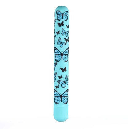 MONARCH BUTTERFLY PATTERN LONG RECHARGEABLE BULLET