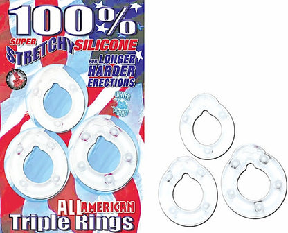 ALL AMERICAN TRIPLE RINGS CLEAR