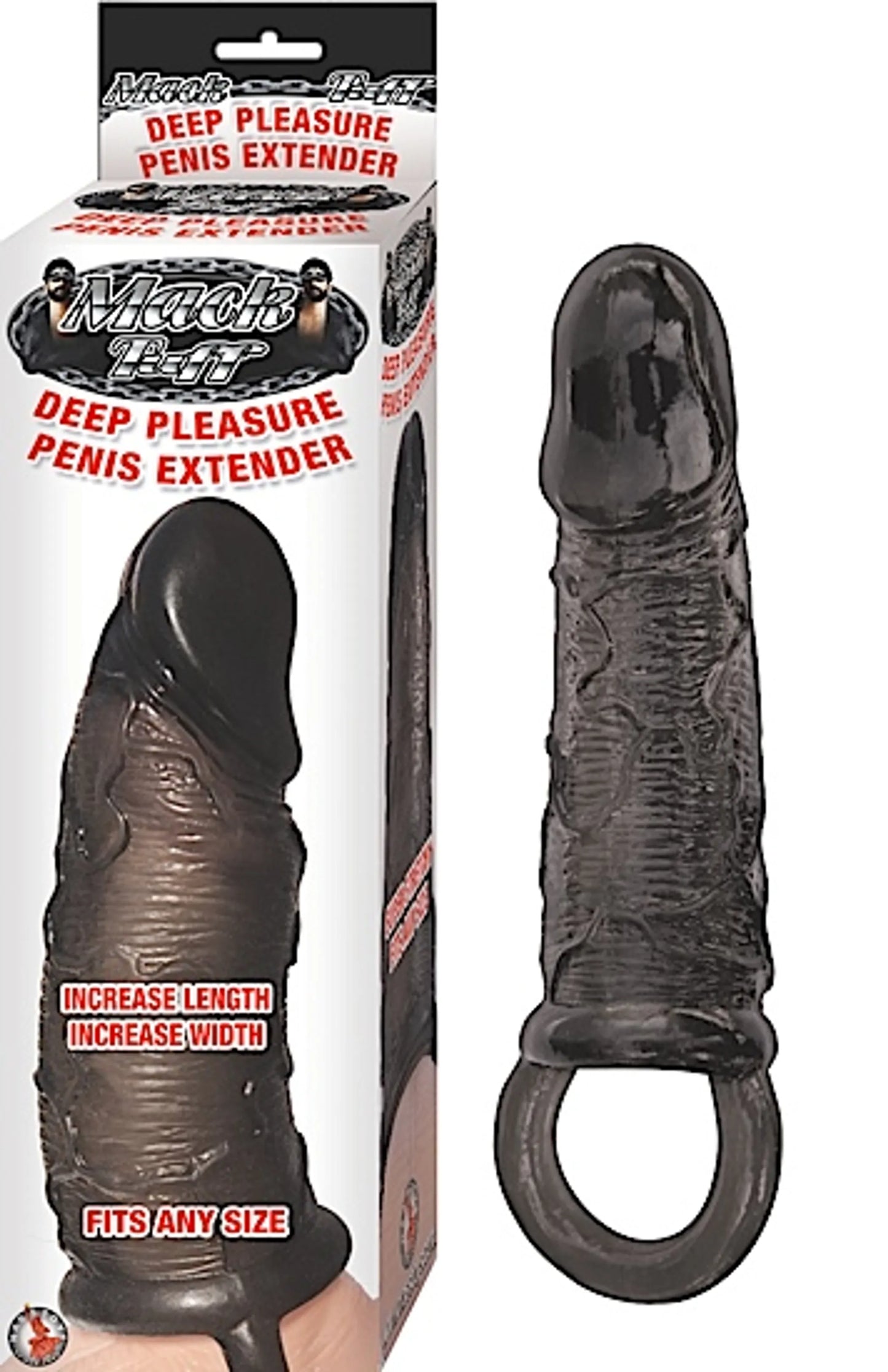 MACK TUFF DEEP PLEASURE PENIS EXTENDER BLACK