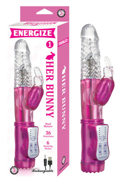 ENERGIZE HER BUNNY 1 PINK RABBIT VIBRATOR