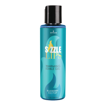 SIZZLE LIPS WARMING GEL BLUEBERRY ICE POP 4.2 OZ