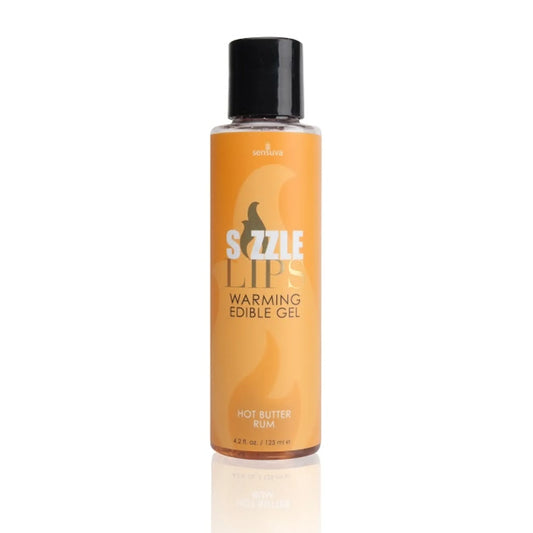 SIZZLE LIPS WARMING GEL BUTTER RUM 4.2 OZ
