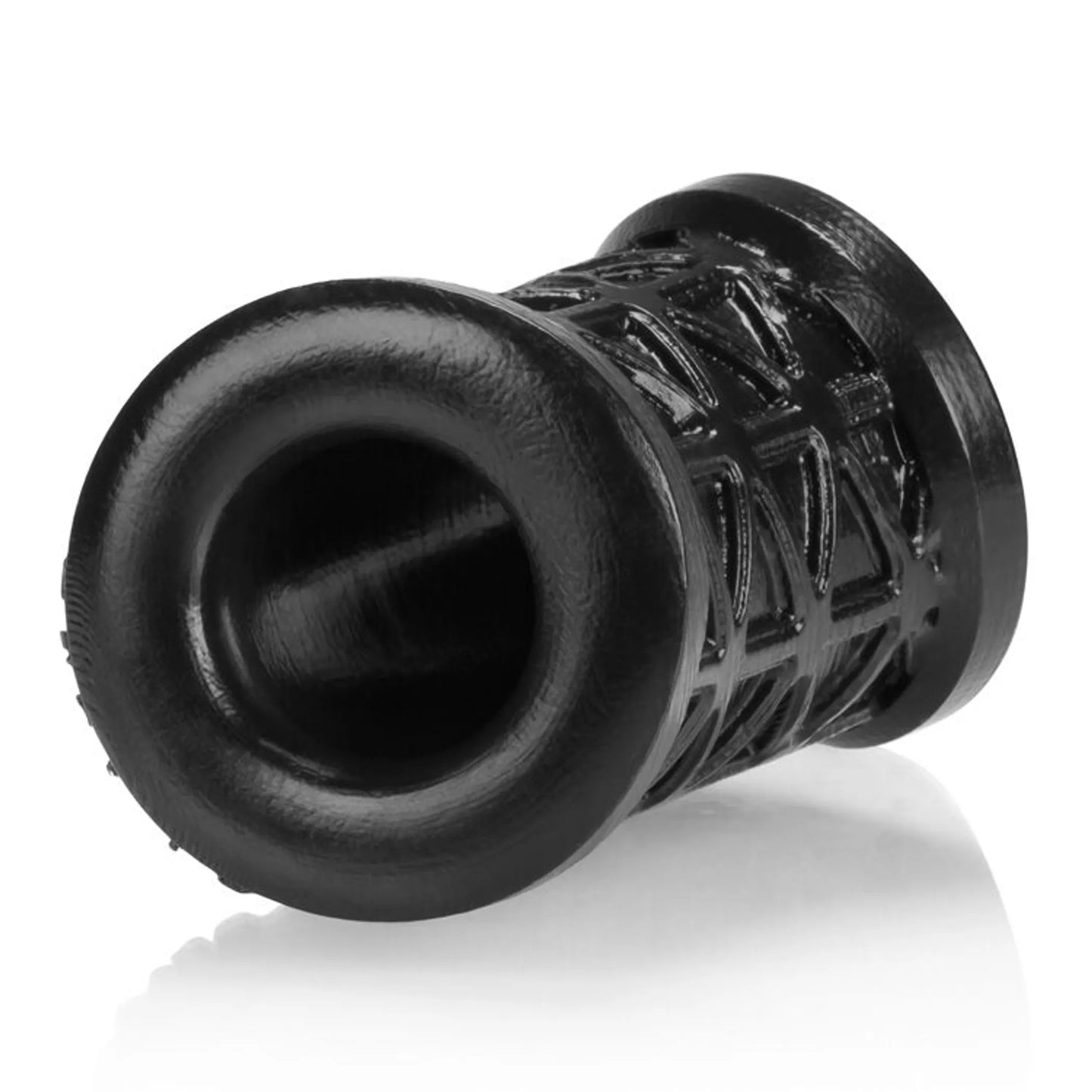 MORPH SLEEK GEOMETRIC PATTERN BALLSTRETCHER SILICONE SMOOSH BLACK (NET)