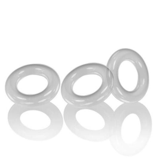 WILLY RINGS 3 PK COCKRINGS CLEAR