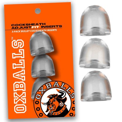ADJUSTFIT INSERTS 3PK CLEAR (NET)
