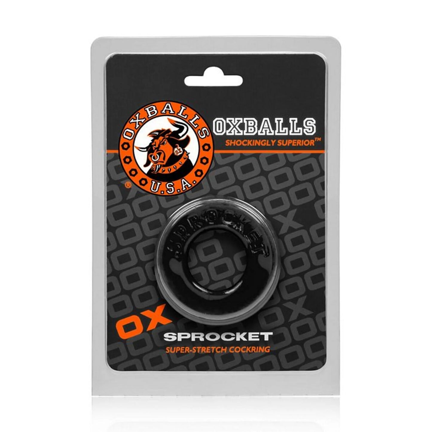 SPROCKET COCKRING BLACK (NET)