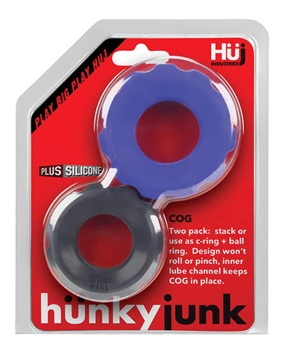 HUNKYJUNK COG 2-SIZE C-RING COBALT/TAR (NET)