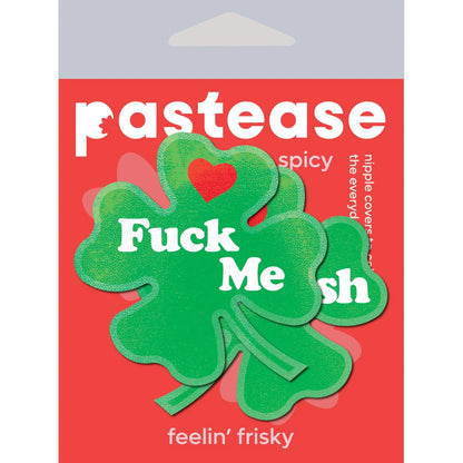 PASTEASE CLOVER 'FUCK ME IM IRISH' NIPPLE PASTIES
