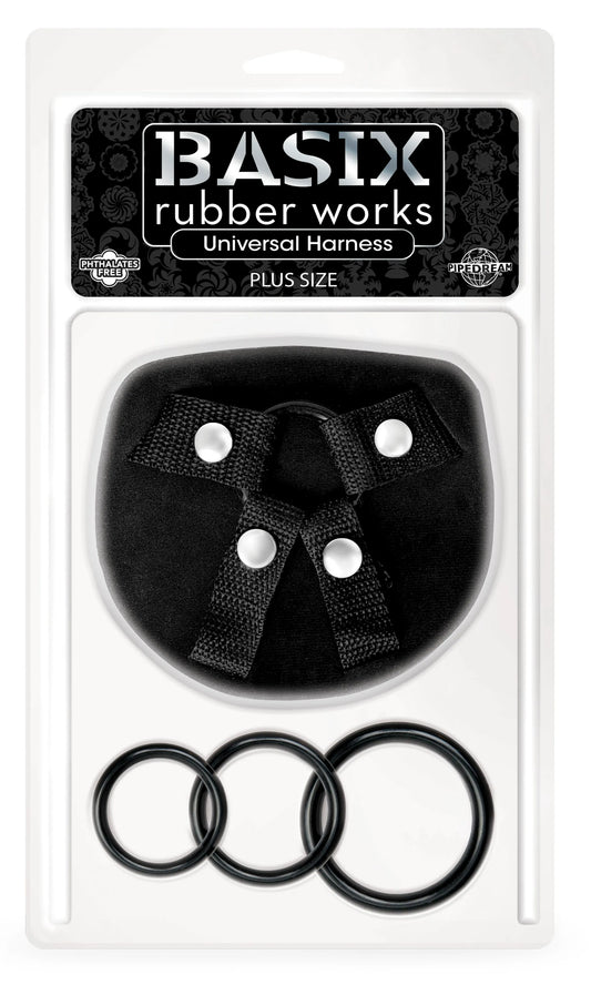 BASIX RUBBER WORKS UNIVERSAL HARNESS PLUS SIZE