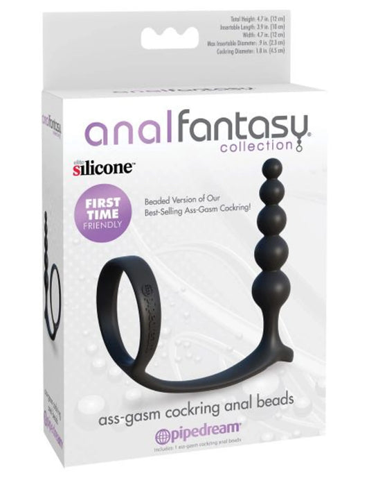 ANAL FANTASY ASS-GASM COCKRING ANAL BEADS